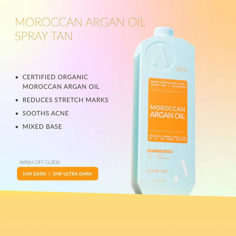 Azure Tan | Moroccan Argan Oil spray tan - dark to ultra dark