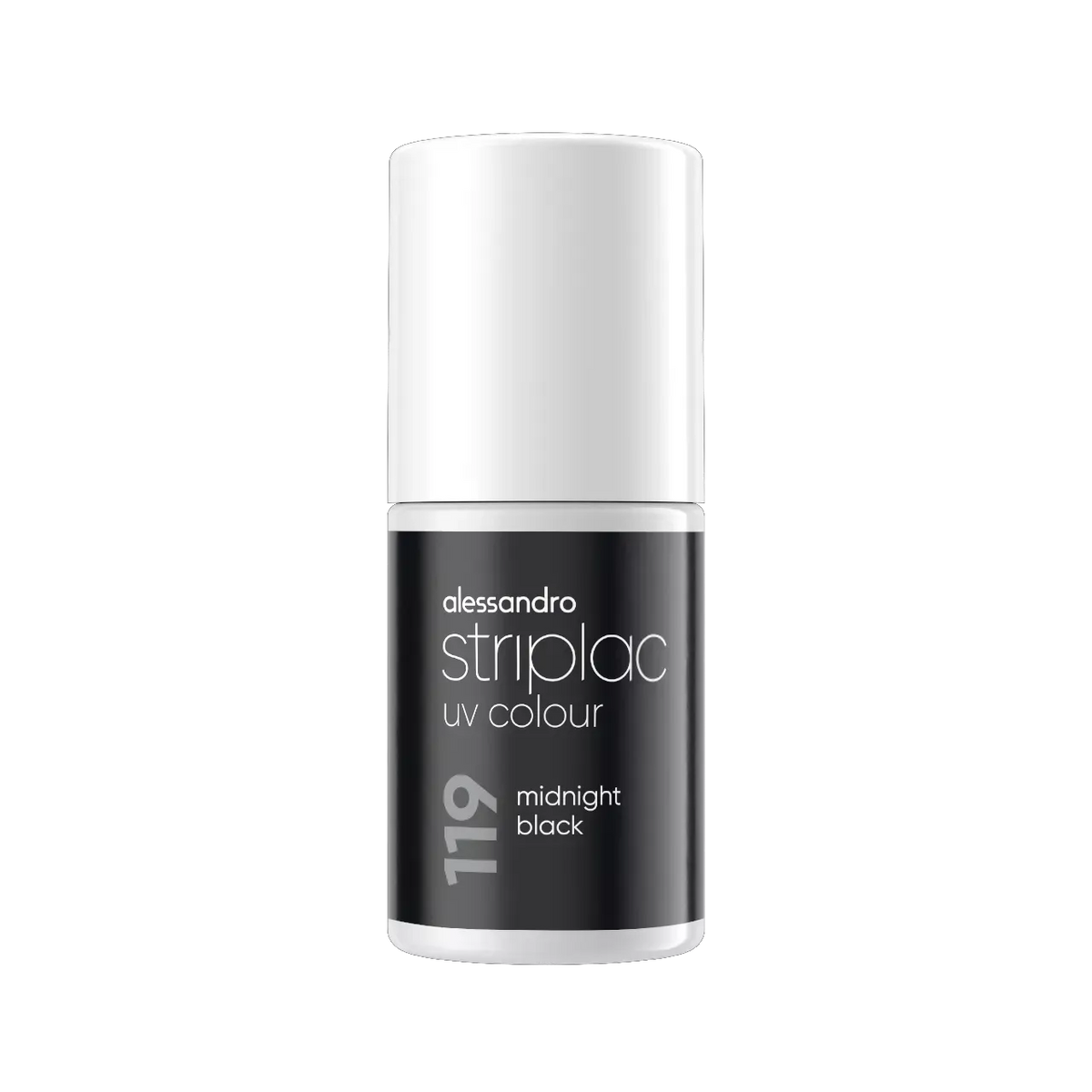 Alessandro | Striplac Peel or Soak Gellak - Midnight Black 119
