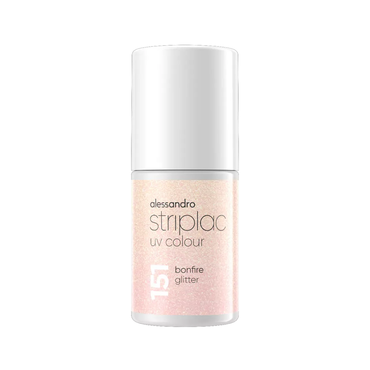 Alessandro | Striplac Peel or Soak Gellak - Bonfire glitter 151