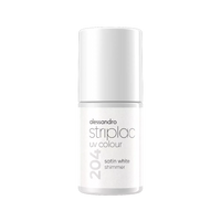 striplac satin white shimmer 204