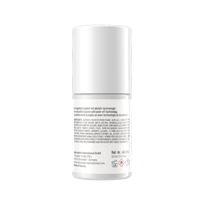 striplac satin white shimmer 204