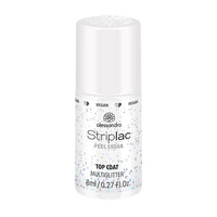 Striplac Peel or Soak Gellak -  Top coat multi glitter