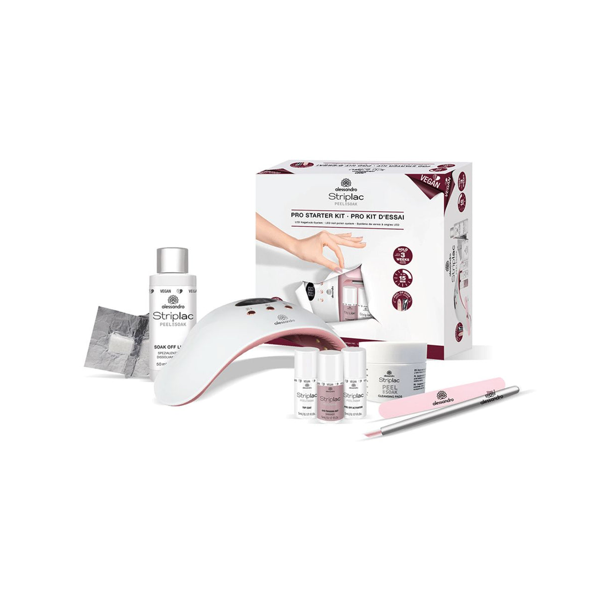 Alessandro | Striplac peel or soak off gellak starterskit pro