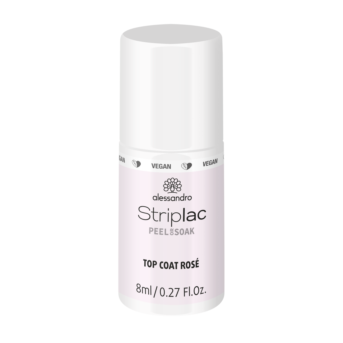 Alessandro | Striplac Peel or Soak Gellak - Top coat rosé