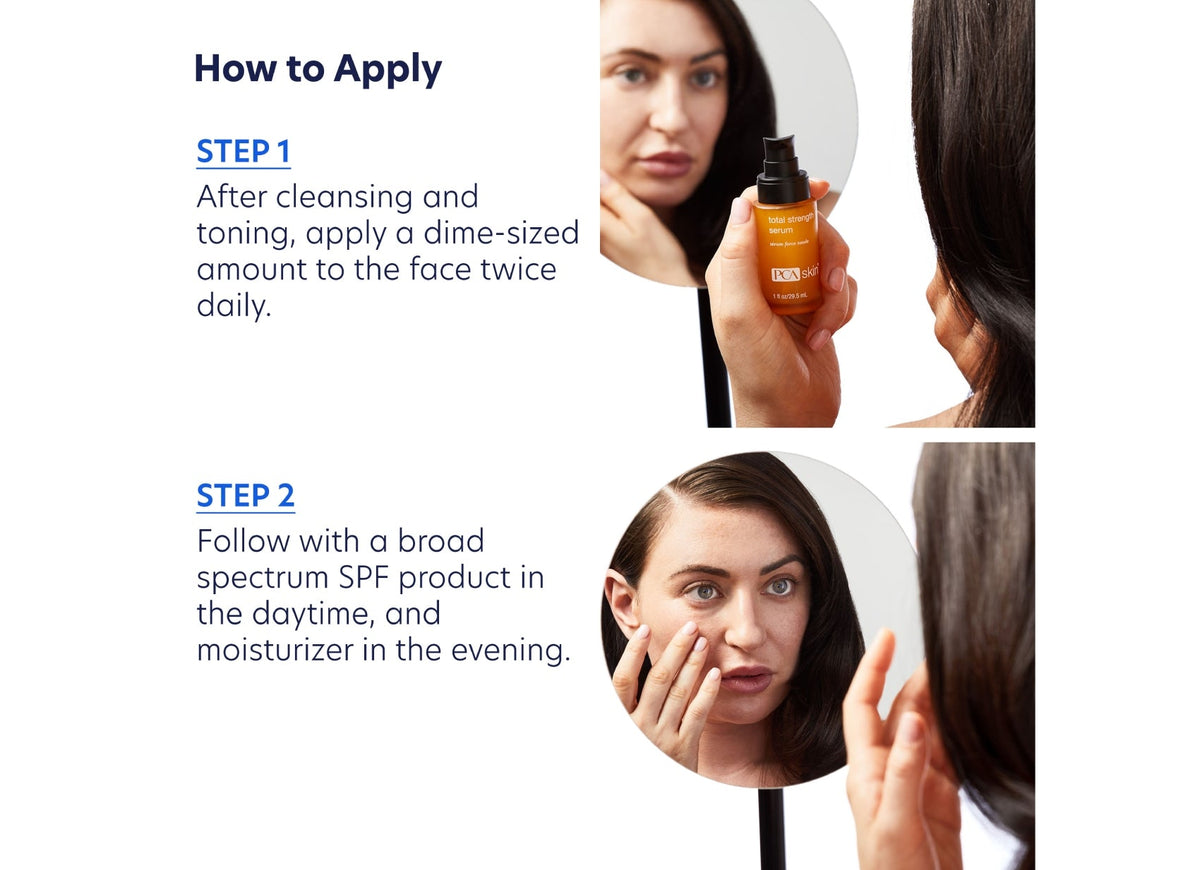 pca skin total strength serum how to use