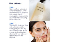 pca skin facial wash gezichtsreiniger how to use