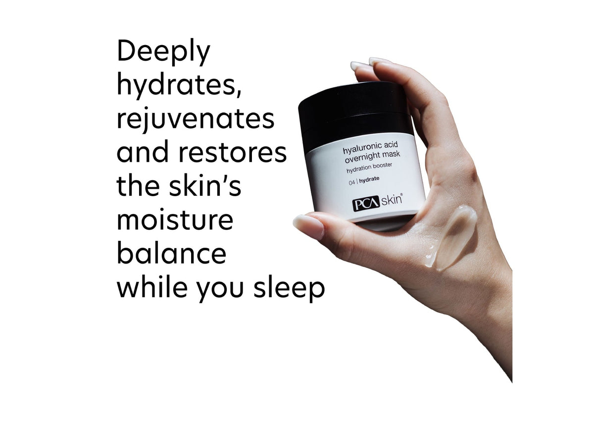 pca skin hyaluronic acid overnight mask intensieve hydratatie tegen fijne lijntjes en droge huid hydration booster