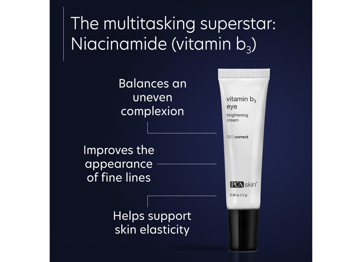pca skin vitamin b3 eye brightening cream dubbele werking
