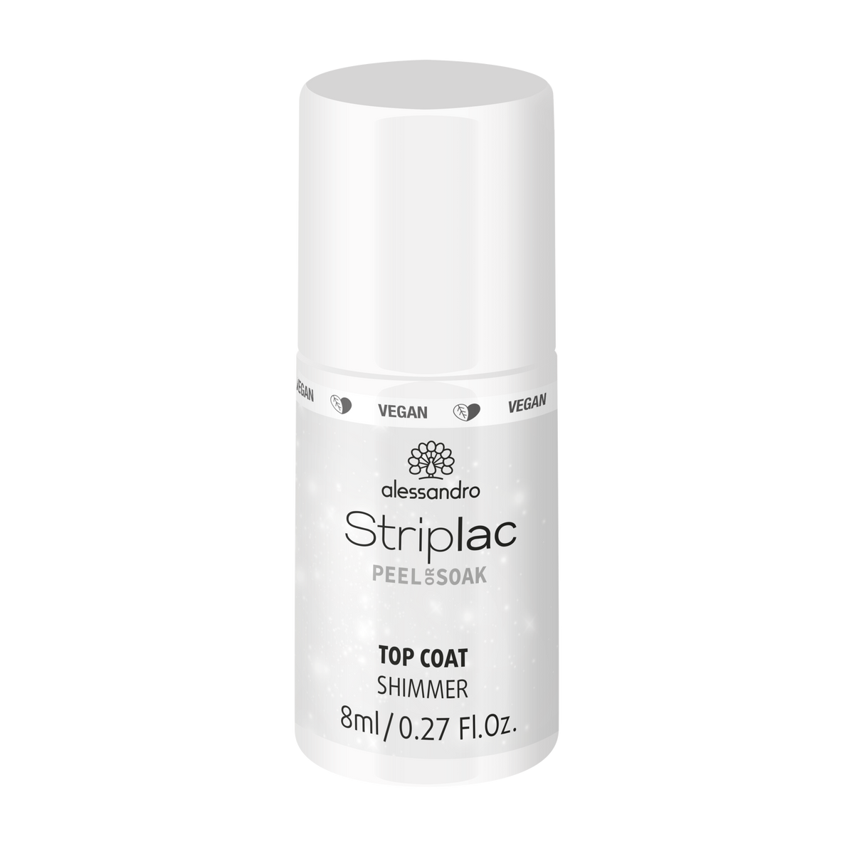 Alessandro | Striplac Peel or Soak Gellak - Top coat shimmer