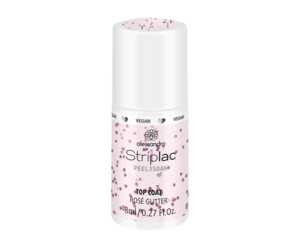 Alessandro | Striplac Peel or Soak Gellak - Top coat rosé glitter