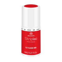 Alessandro | Striplac Peel or Soak Gellak - Classic Red 122