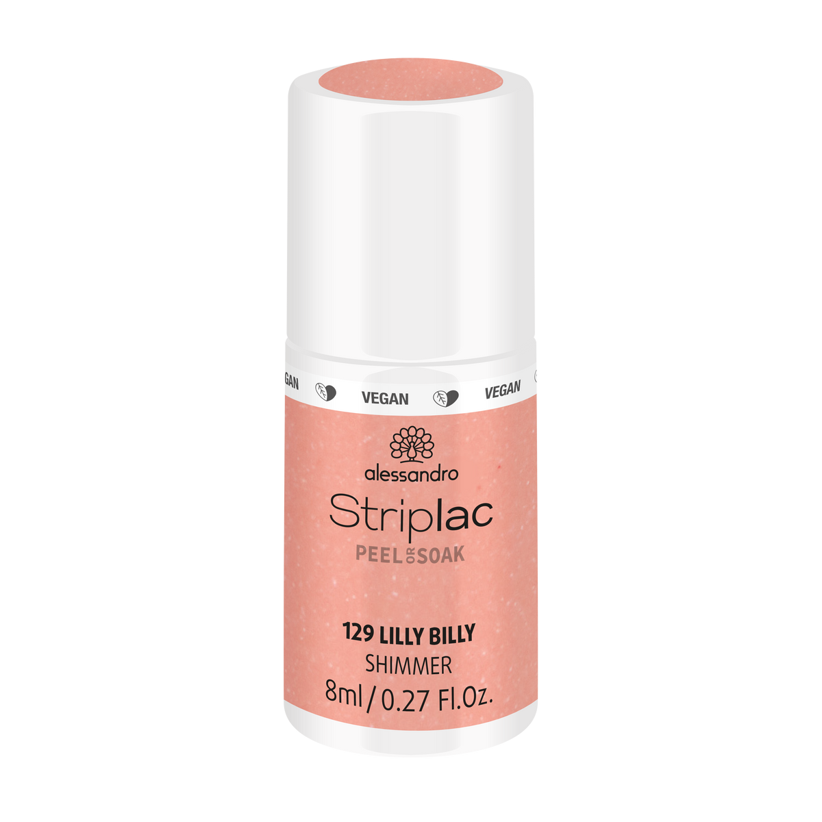 Alessandro | Striplac Peel or Soak Gellak - Lilly Billy Shimmer 129