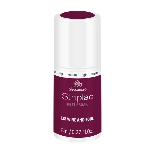 Alessandro | Striplac Peel or Soak Gellak - Wine And Soul 138