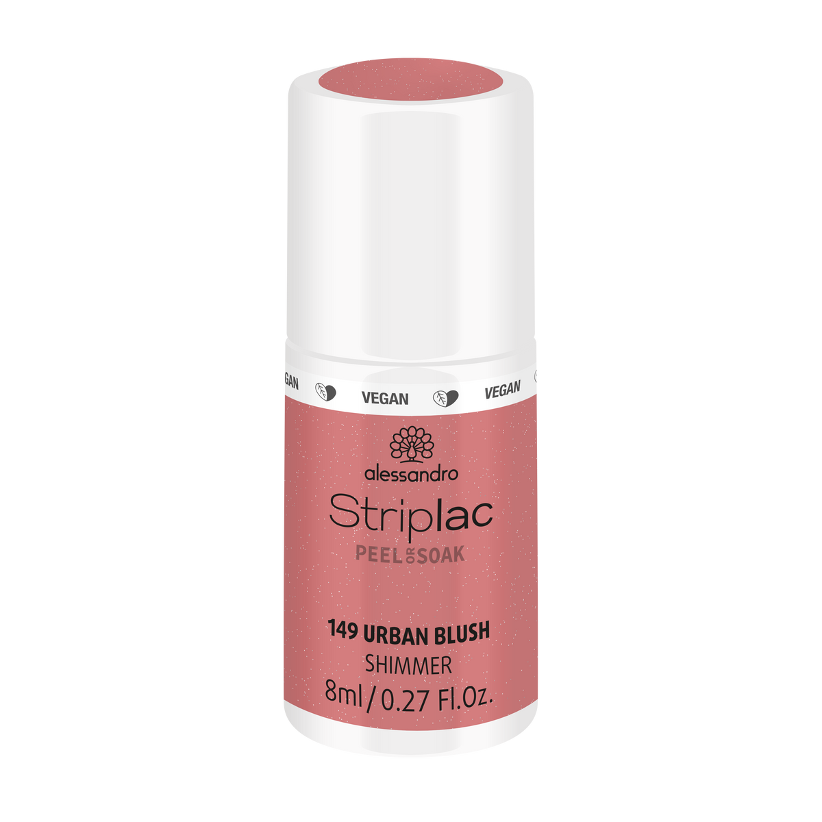 Alessandro | Striplac Peel or Soak Gellak - Urban Blush shimmer 149