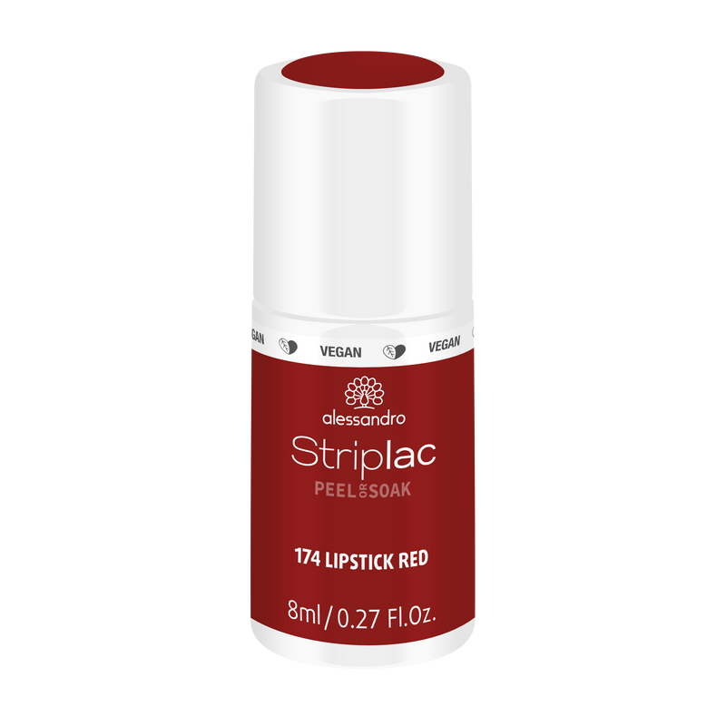 Alessandro | Striplac Peel or Soak Gellak -  Lipstick Red 174 - 8ml
