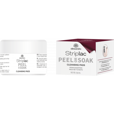 Alessandro | Striplac Peel or Soak Gellak cleansing wipes Reinigingspads