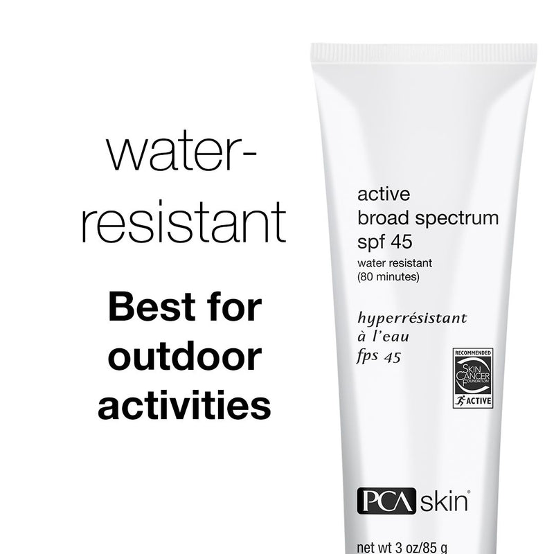 Active broad spectrum - SPF45 water resistant van PCA skin