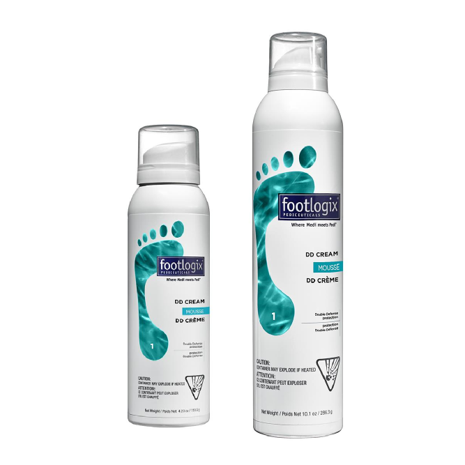 Footlogix | DD Double Defense Cream Mousse voor droge voeten met eelt