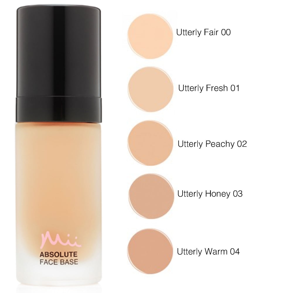 absolute face base foundation van Mii Cosmetics