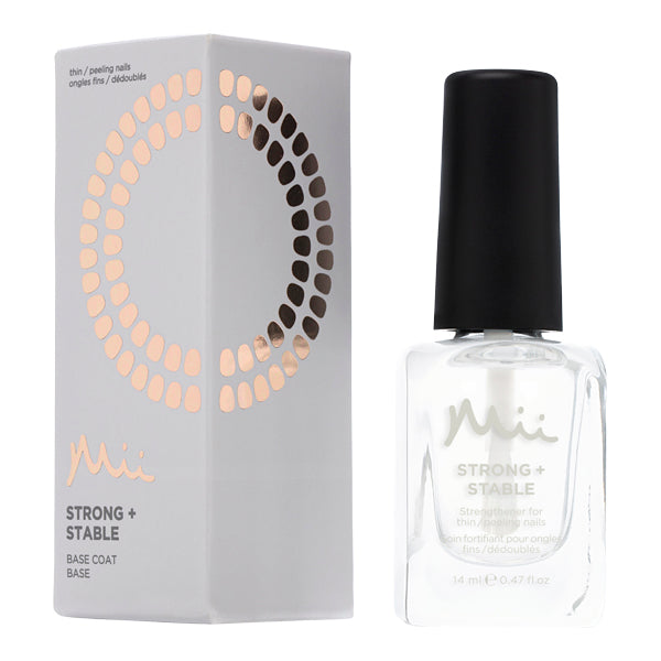 Mii Cosmetics | Strong + stable base coat voor dunne, afpellende nagels.