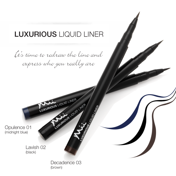 Mii Cosmetics | Luxurious liquid liner - eyeliner