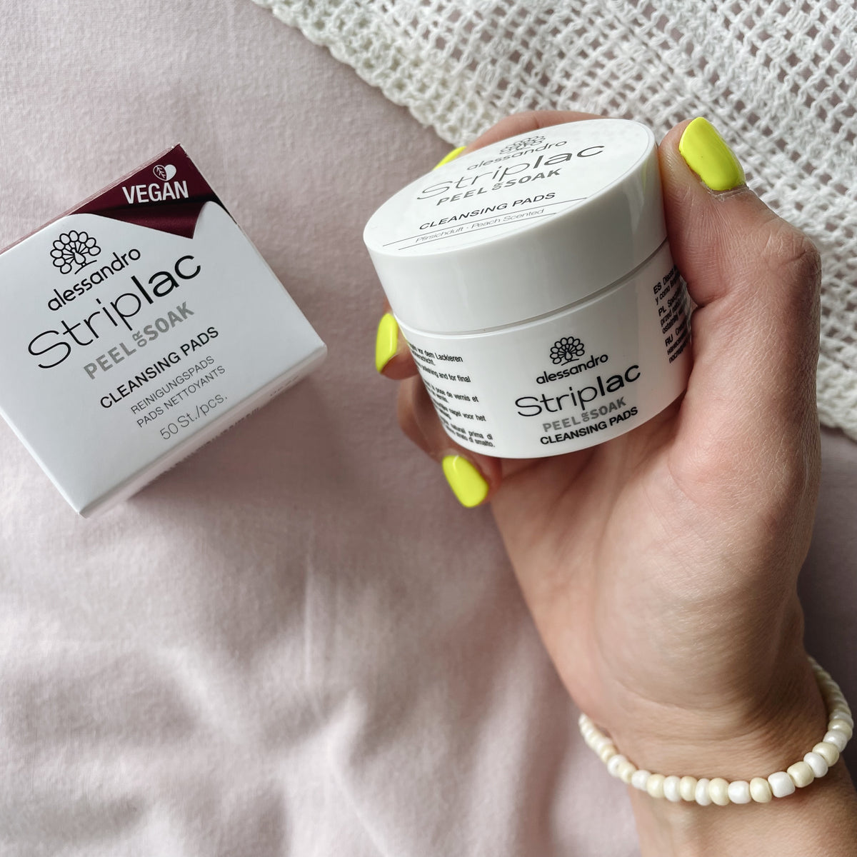 Alessandro | Striplac Peel or Soak Gellak cleansing wipes Reinigingspads